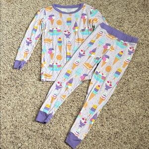 LITTLE SLEEPIES WILDBERRY ICE CREAM SOCIAL TWO PIECE PAJAMA SET
